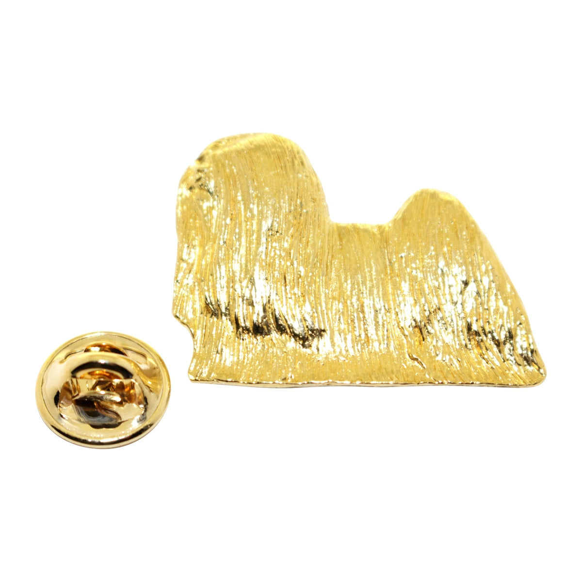 Lhasa Apso Pin ~ 24K Gold ~ Lapel Pin ~ 24K Gold Lapel Pin ~ Sarah's Treats & Treasures